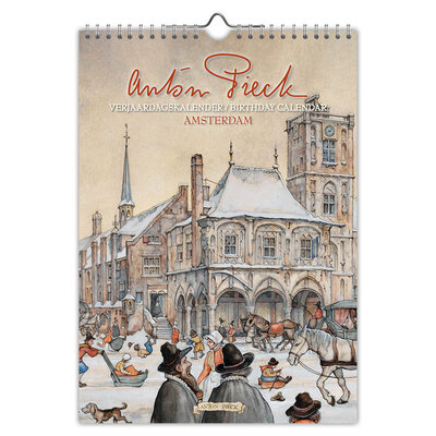 Anton Pieck Perpetual Birthday Calendar Amsterdam