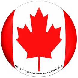Simpkins Canada Flag Mixed Fruit Drops