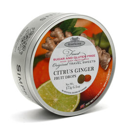 Simpkins Citrus Ginger Drops Sugar Free