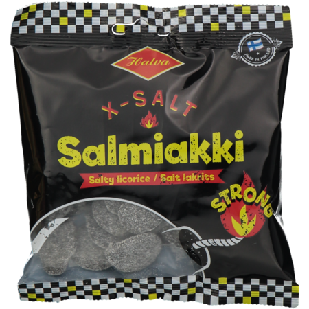 Halva X-Salty Salmiakki 120g