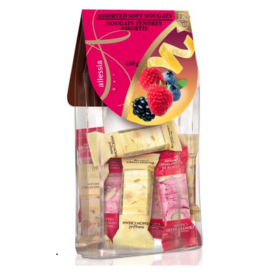 SP:Allessia Assorted Fruit Soft Nougat 150g