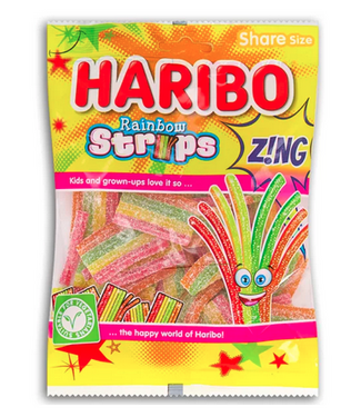 Haribo Rainbow Strips Zing