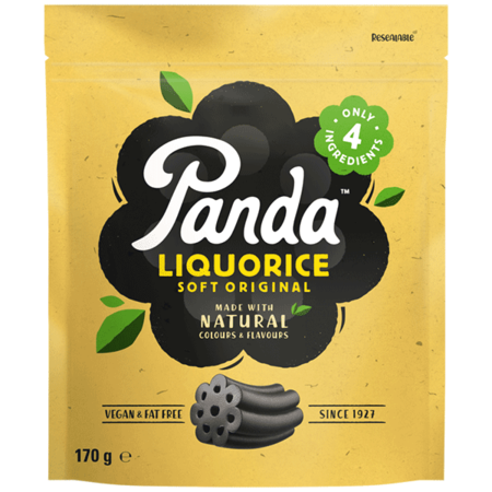 Panda Soft Natural Licorice 170g