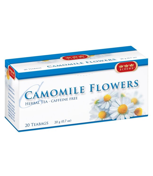 3 Crown Camomile Flowers Tea 20 bags