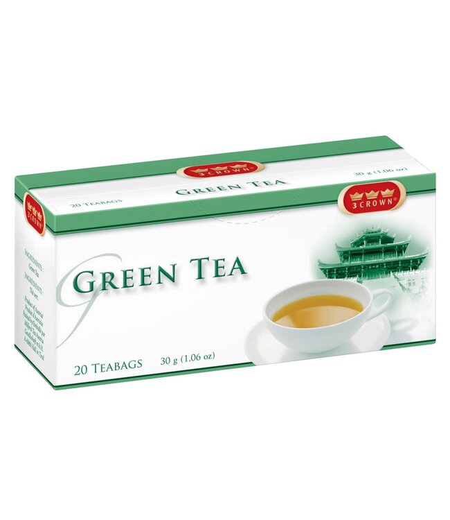 3 Crown Green Tea 20 Bags