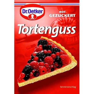 Dr. Oetker Red Cake Glaze 3x12g