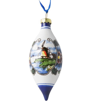 Icicle - Coloured Windmill Christmas Ornament