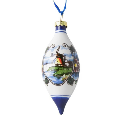 Icicle - Coloured Windmill Christmas Ornament