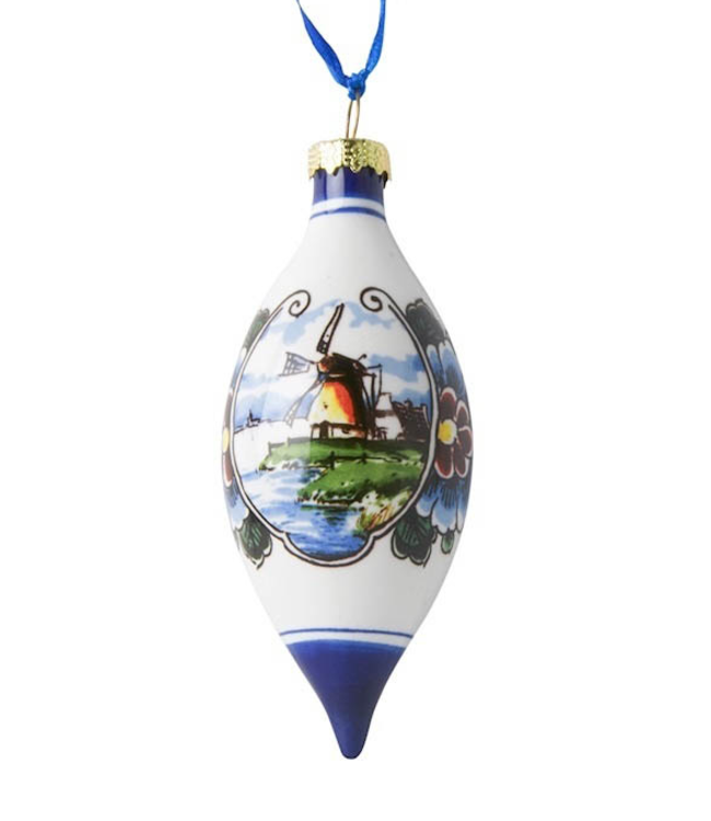 Icicle - Coloured Windmill Christmas Ornament