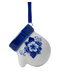 Mitten - Delfts Blue Flowers Christmas Ornament