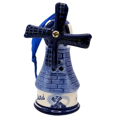 Windmill - Delft Blue Christmas Ornament