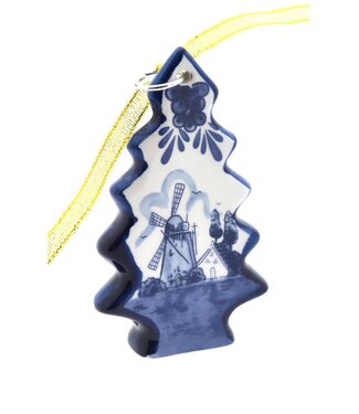 Tree - Delft Blue Christmas Ornament