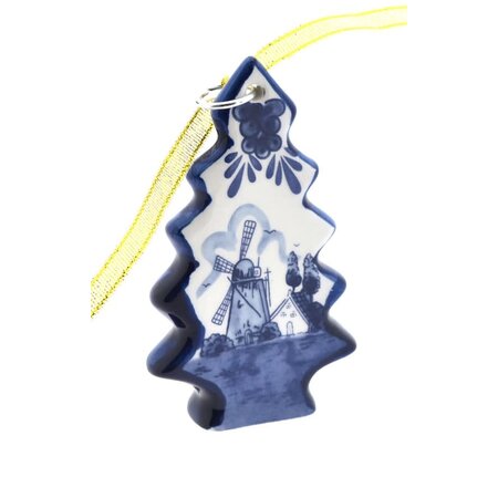 Tree - Delft Blue Christmas Ornament