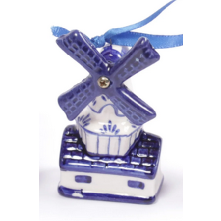 Windmill - Delft Blue Christmas Ornament