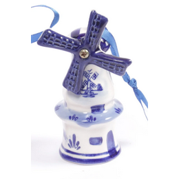 Windmill - Deflt Blue Christmas Ornament