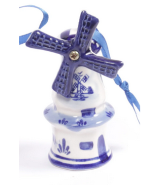 Windmill - Deflt Blue Christmas Ornament