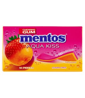 Mentos Strawberry & Mandarin Gum Sugar Free