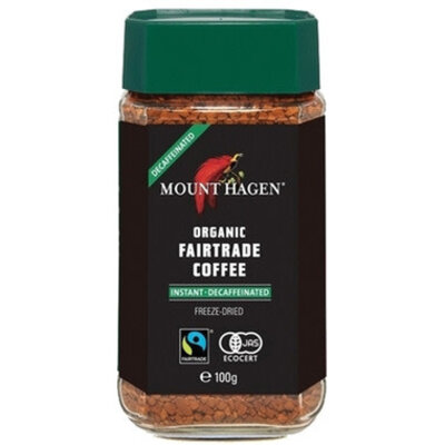 Mount Hagen Organic Fairtrade Instant Coffee Decaffeinated