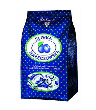 Solidarnosc Plums in Dark Chocolate 350g