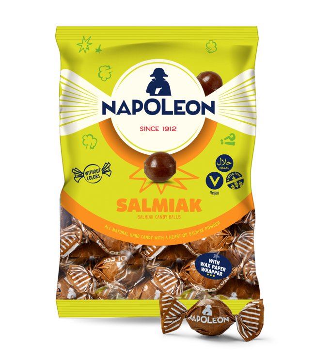 Napoleon Salmiak Balls Gluten Free 225g