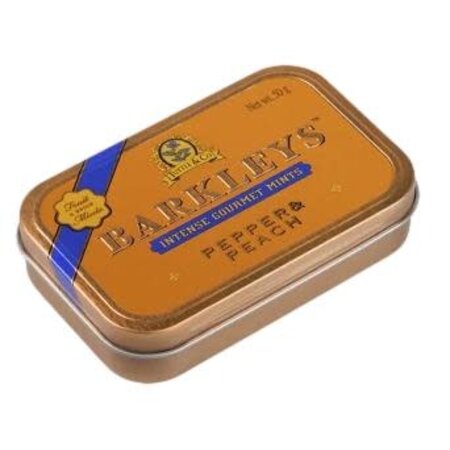 Barkleys Intense Pepper & Peach Mints 50g