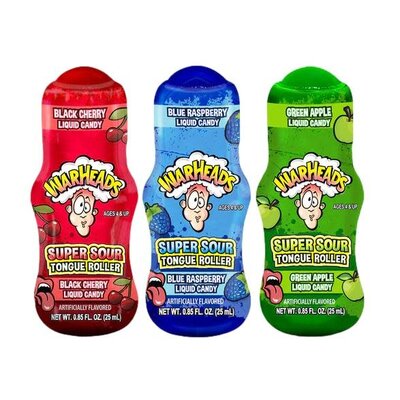 Warheads Super Sour Tongue Rollers