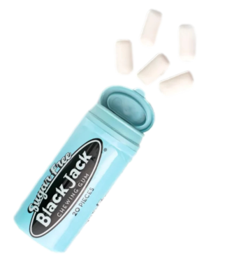 Adam Black Jack Gum Tubes Sugar Free