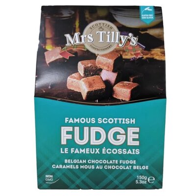 Mrs Tilly's Belgian Chocolate Fudge