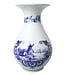 Delft Blue Windmill Belly Vase - 23cm