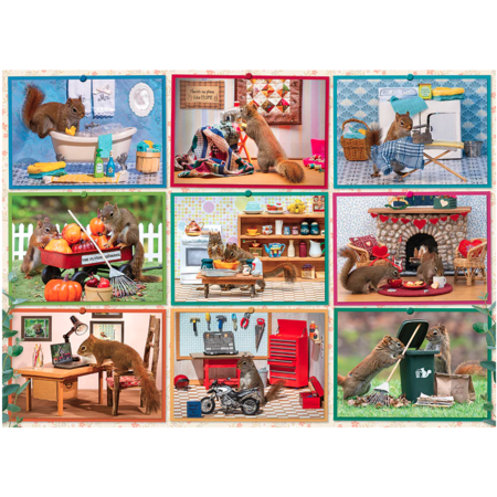 Squirrels at Home Puzzle 1000pc