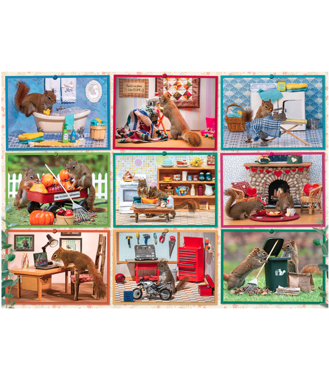 Squirrels at Home Puzzle 1000pc