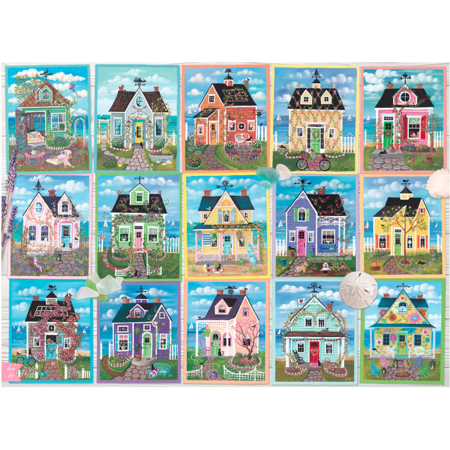 Seaside Cottages Puzzle 1000pc