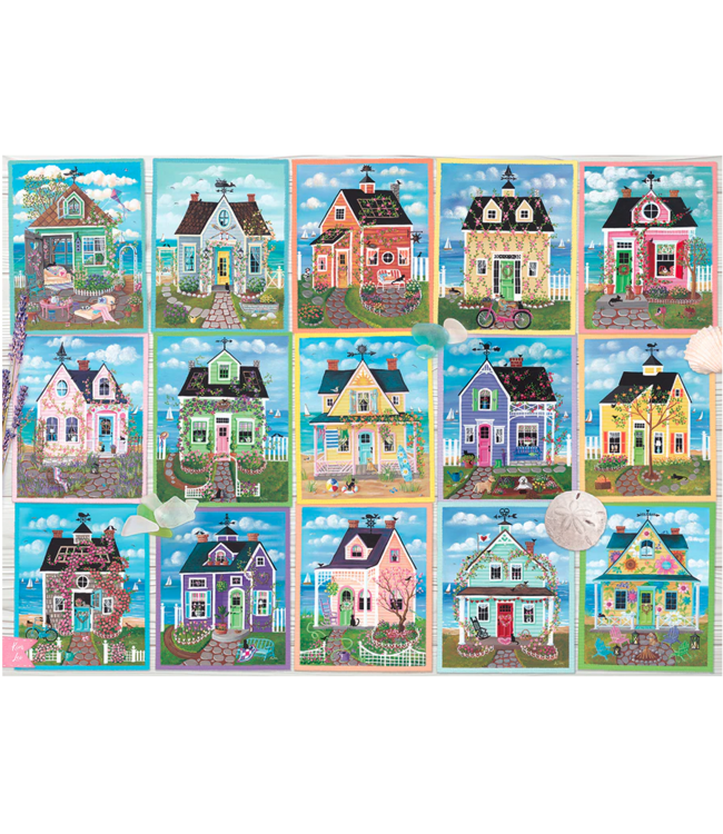 Seaside Cottages Puzzle 1000pc