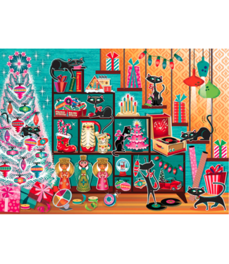Christmas Cats Puzzle 1000pc