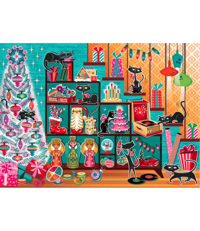 Christmas Cats Puzzle 1000pc