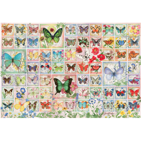 Butterflies and Blossoms 2000 Piece Puzzle (LB)