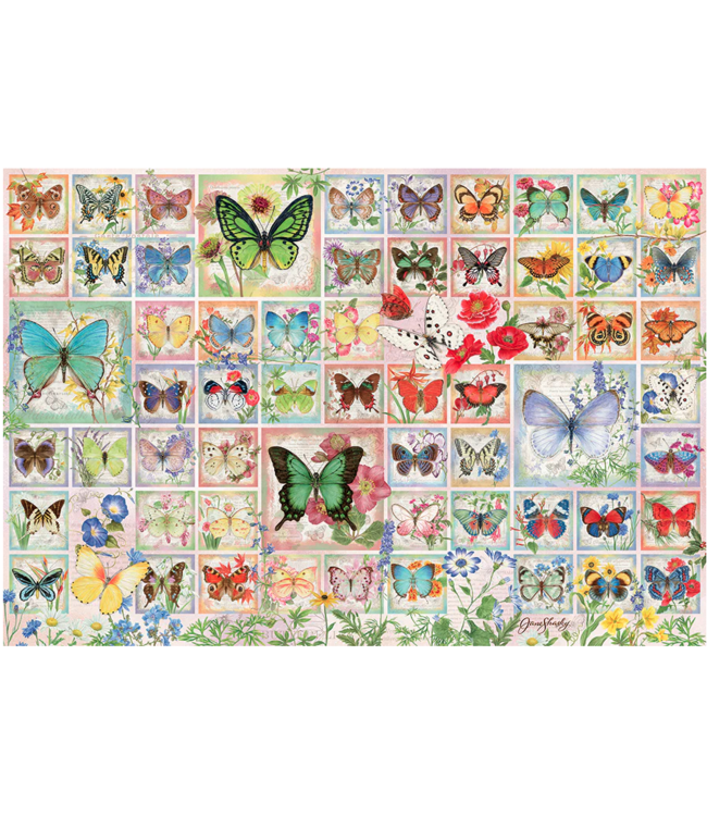 Butterflies and Blossoms 2000 Piece Puzzle (LB)