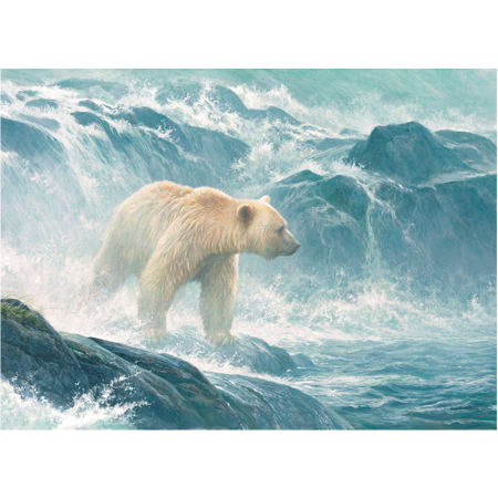 Salmon Watch - Spirit Bear Puzzle 500pc