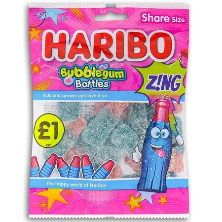 Haribo Bubble Gum Bottles