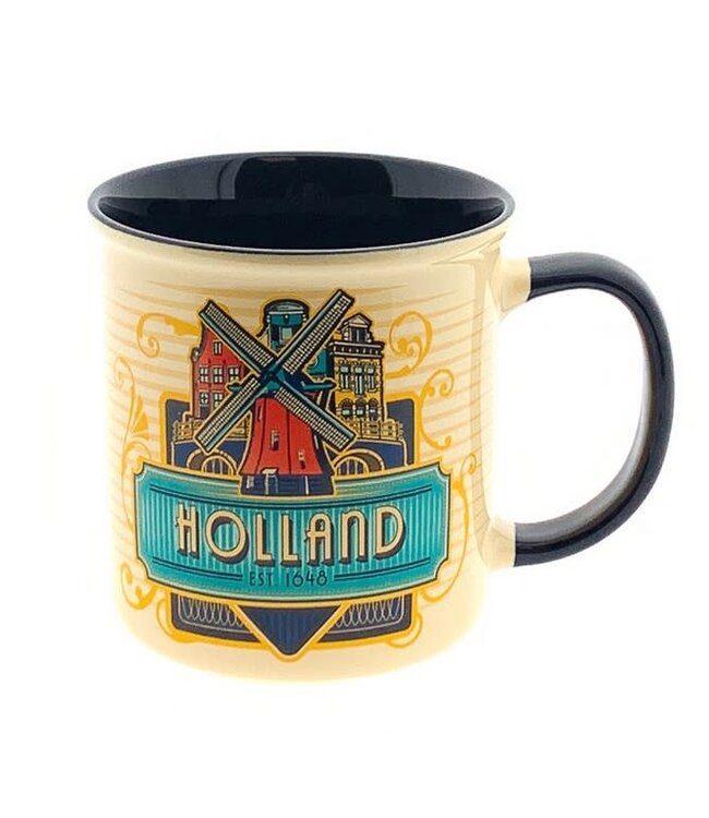 Classic Vintage Holland Mug - Cream