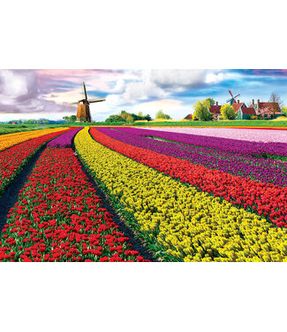 EuroGraphics Tulip Field Puzzle 1000pc EuroGraphics Tulip Field Puzzle 1000pc