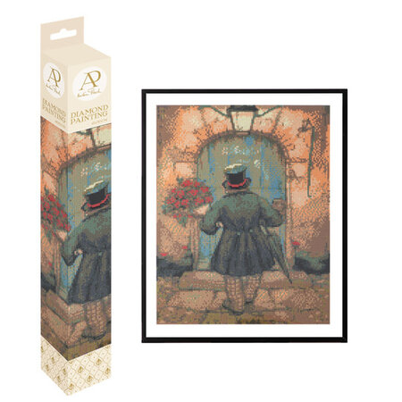 Anton Pieck Roses Diamond Painting 40x50cm