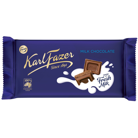 Fazer Milk Chocolate Bar 145g