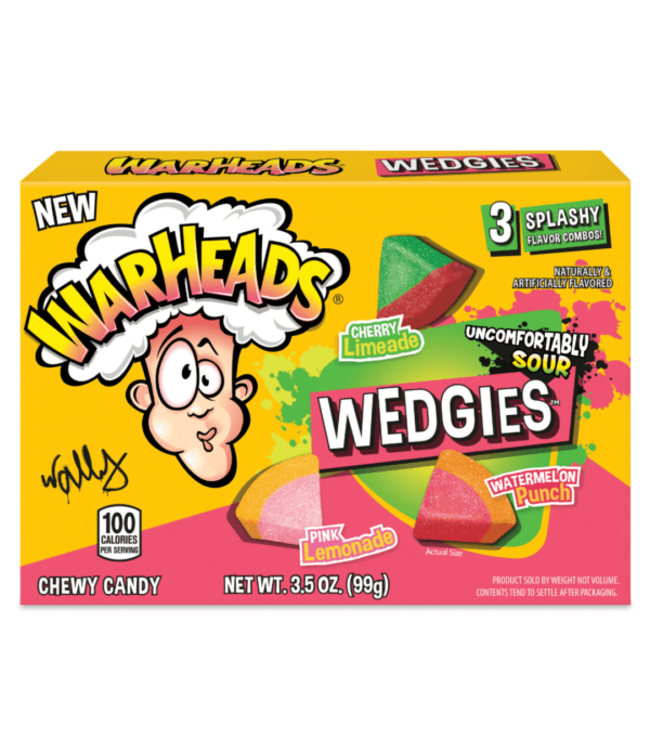 Warheads Sour Wedgies Theatre Box