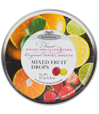 Simpkins Mixed Fruit Drops Sugar Free