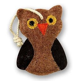 Owl Brown Loofah