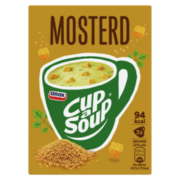 Unox Mustard Cup a Soup (3pk)