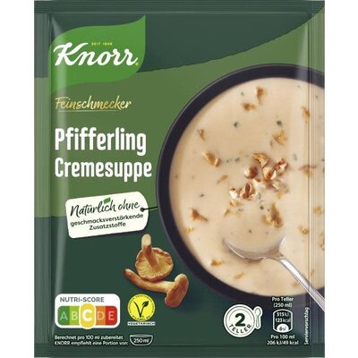 Knorr Pfifferling Cremesuppe (Chanterelle Soup)