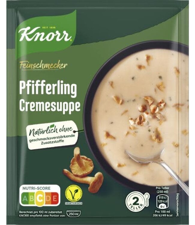 Knorr Pfifferling Cremesuppe (Chanterelle Soup)