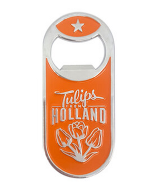 Holland Tulips Orange Bottle Opener